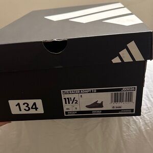 adidas Black Shoe Box with White Logo